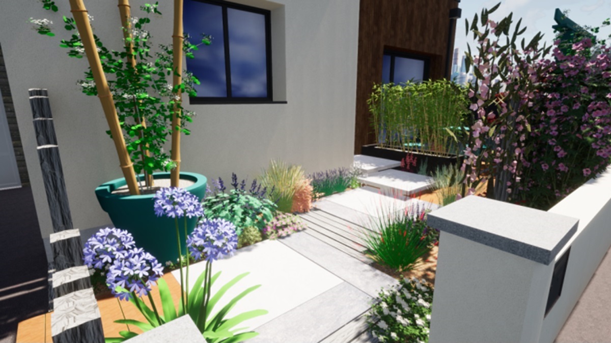 AMENAGEMENT DIY, D'UN PETIT JARDIN DE VILLE - ATELIER DES 3 CHENES
